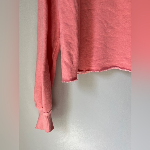 Wildfox Pullover Sweater with Stripes in Pink/White, Size Small - Picture 4 of 4